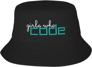 Girls Who Code Unisex Fisherman Cap Travel Beach Hat Fashion Packable Sun Hat for Adults Teens