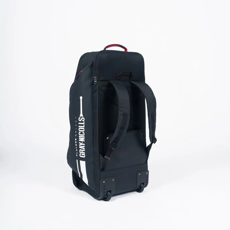 Gray-Nicolls Players Select Cricket Wheelie Duffle Bag 2025 Black