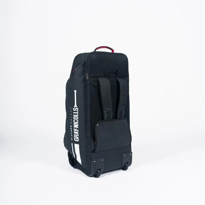 Gray-Nicolls Players Select Cricket Wheelie Duffle Bag 2025 Black