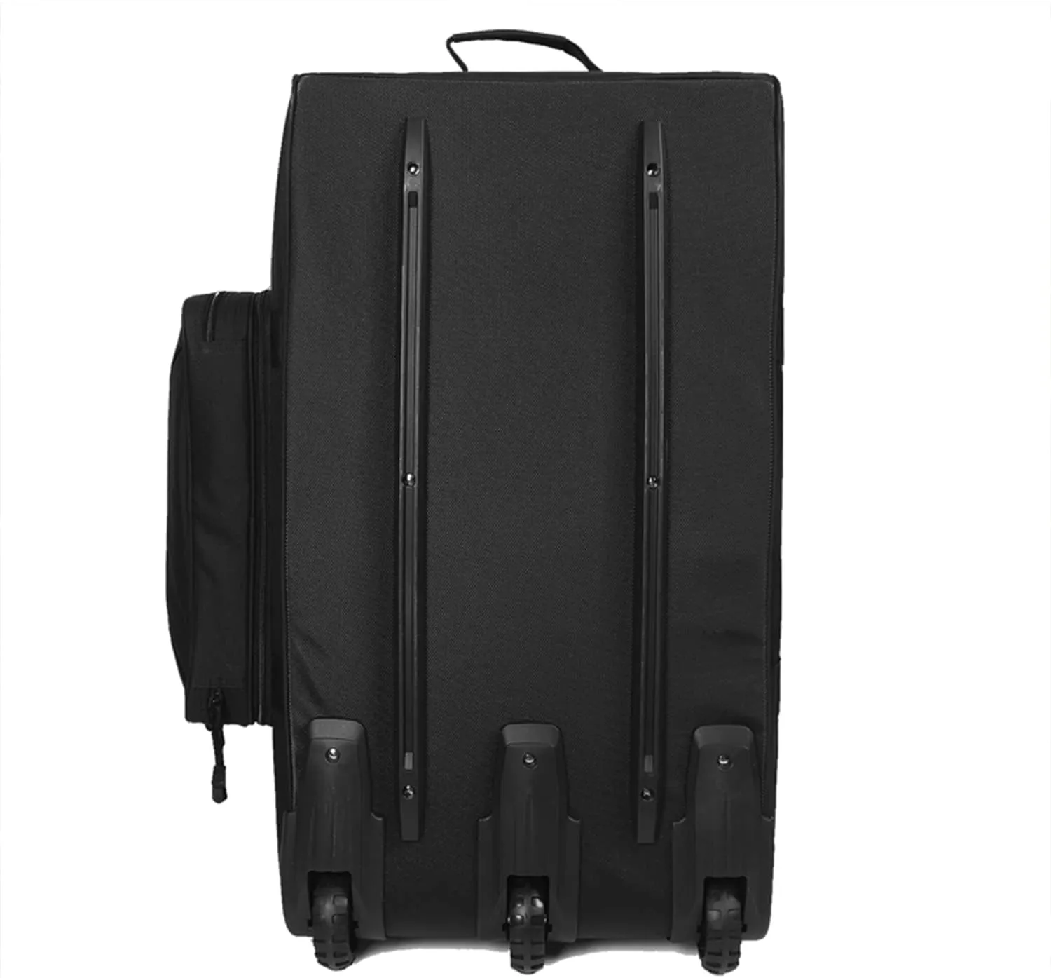 Greencity Duffel Bag Wheels Rolling Deployment Wheeled Military Suitcase Heavy-Duty Extra large deployment bag Capacity 32 Inch，Black