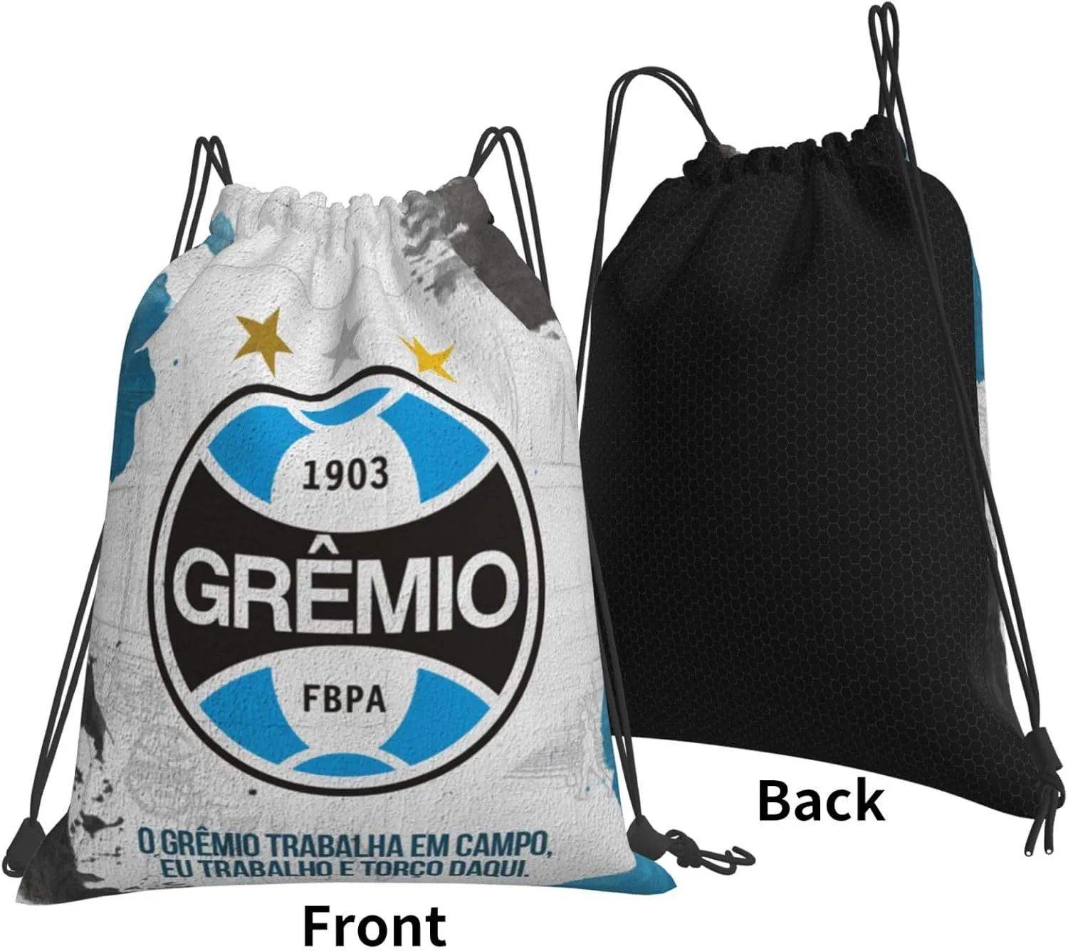 Grêmio Foot-Ball Porto Alegrense Unisex Adult Shoulders Bag Backpack Drawstring Bag for Shopping Swim Camp