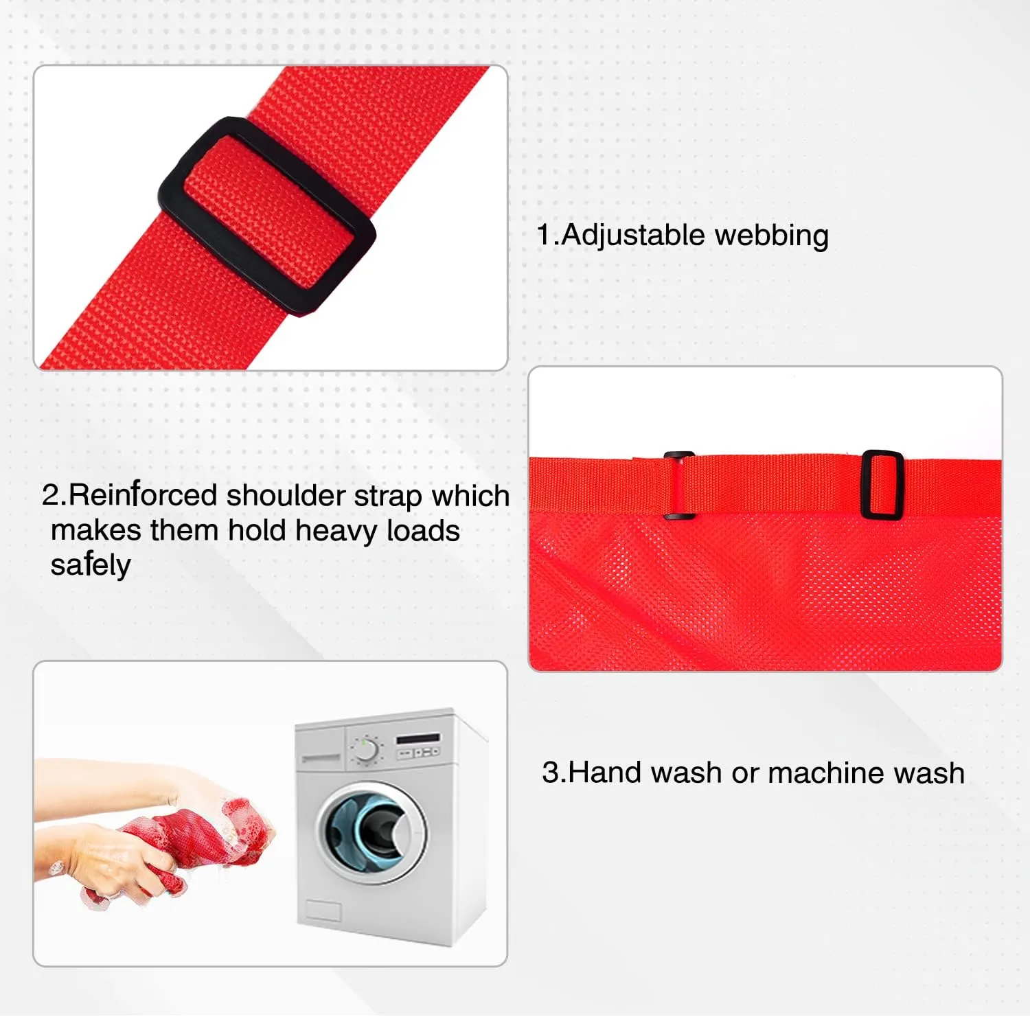 GSE Games & Sports Expert Red Extra Large Mesh Sports Ball Drawstring Bag, 30" x 40" Soccer Equipment Bag with Adjustable Shoulder Strap for Football, Basketball, Volleyball, Swimming