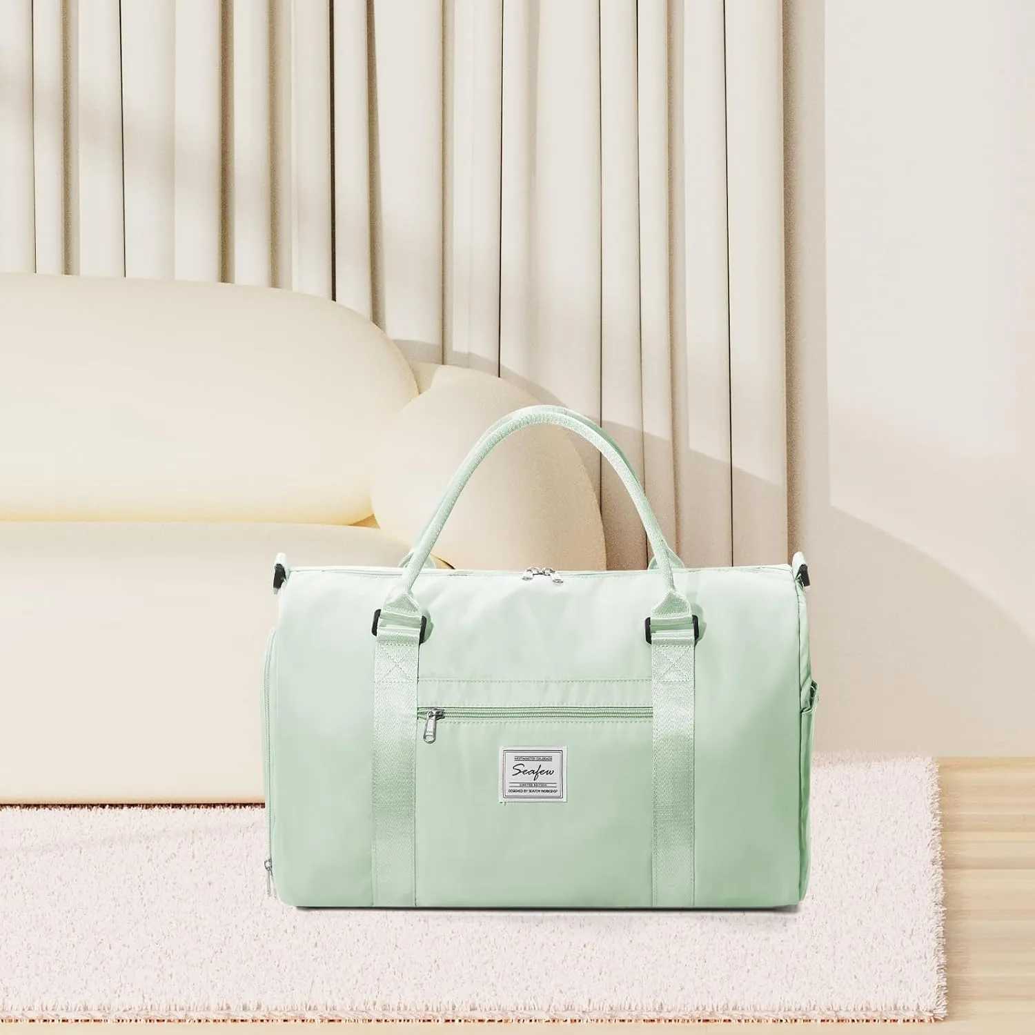 Gym Bag Womens,Travel Duffel Carry on Bag Sport Tote Bag Weekend Overnight Bag