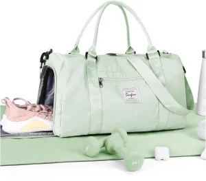 Gym Bag Womens,Travel Duffel Carry on Bag Sport Tote Bag Weekend Overnight Bag