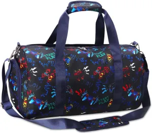 Gym Travel Duffle Bag for Girls - Gymnastics Sports Dance Bag with Shoe Compartment & Wet Pocket Panda Kids Travel Bag Teens Weekender Sleepover Carry On Bag