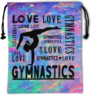 Gymnastics Grip Bag for Gymnasts Gymnastic Drawstring Bag Gym Athlete Bag