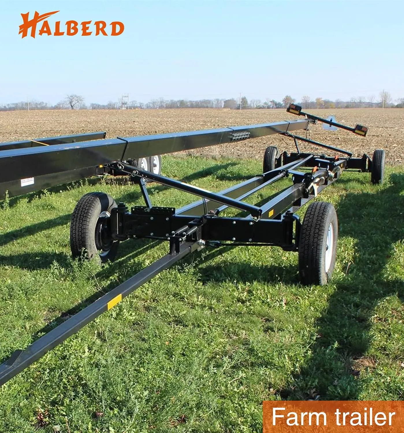 HALBERD Premium New Trailer Tires ST215/75D14, 6PR Load Range C, 14in Fuel-saving Designed Trailer Tires 215 75 14 for Travel/Camper/Landscape/Cargo/Utility/Boat/Horse/Farm/Hauler Trailer(Pack of 1)