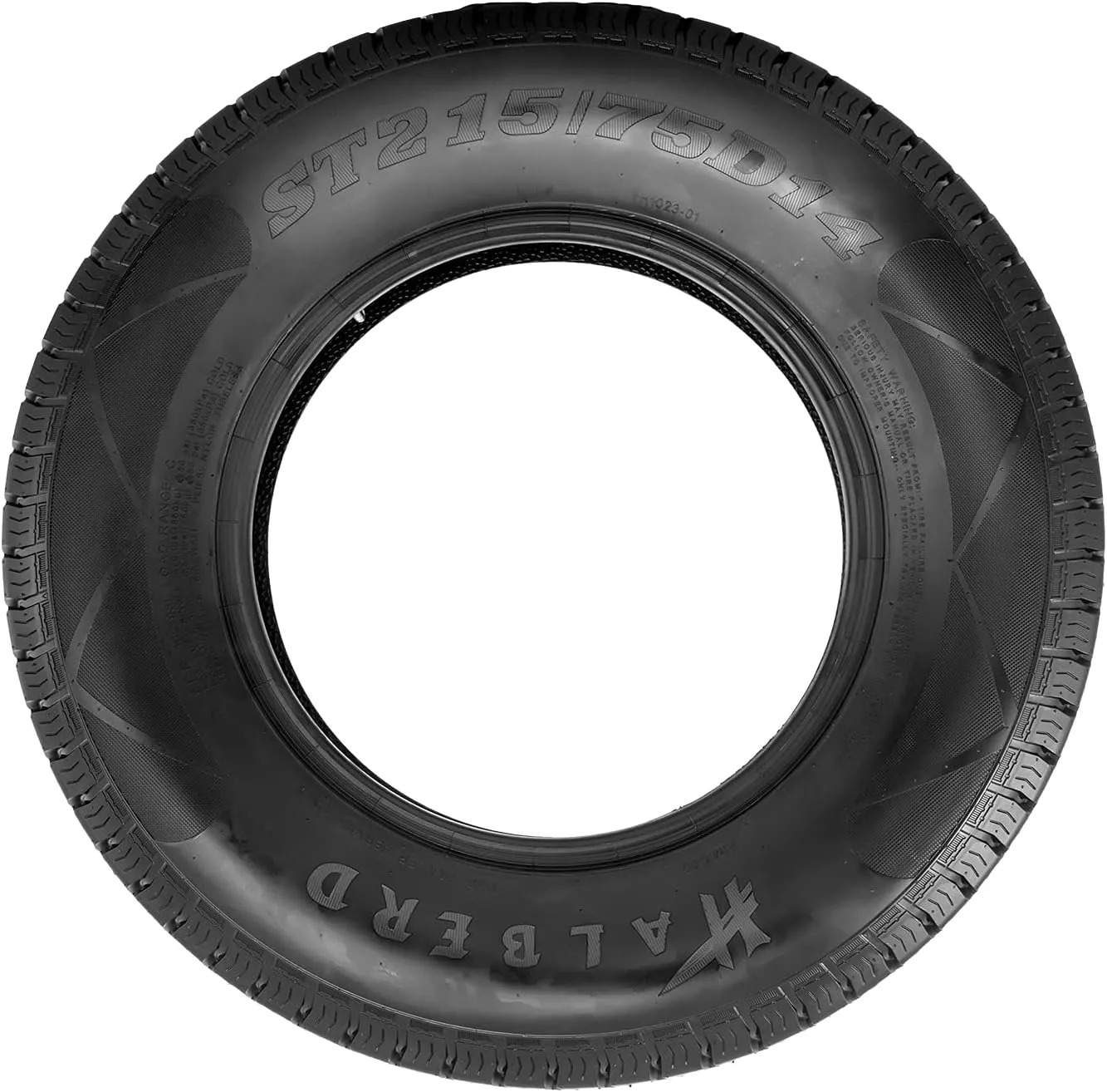 HALBERD Premium New Trailer Tires ST215/75D14, 6PR Load Range C, 14in Fuel-saving Designed Trailer Tires 215 75 14 for Travel/Camper/Landscape/Cargo/Utility/Boat/Horse/Farm/Hauler Trailer(Pack of 1)