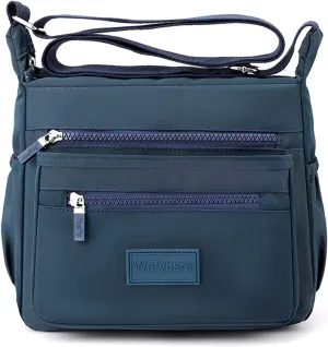 Handbags for Ladies Multi Pocket Purses for Women Messenger Shoulder Cross-body Bag