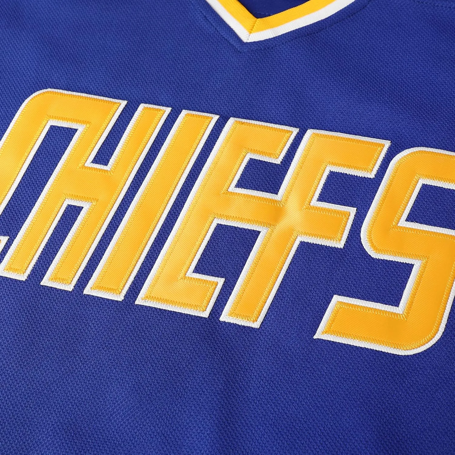 Hanson Brothers Hockey Jersey 16 Charlestown Chiefs 17 Jeff Slap Shot 18 Movie Hockey Jersey Blue White S-3XL