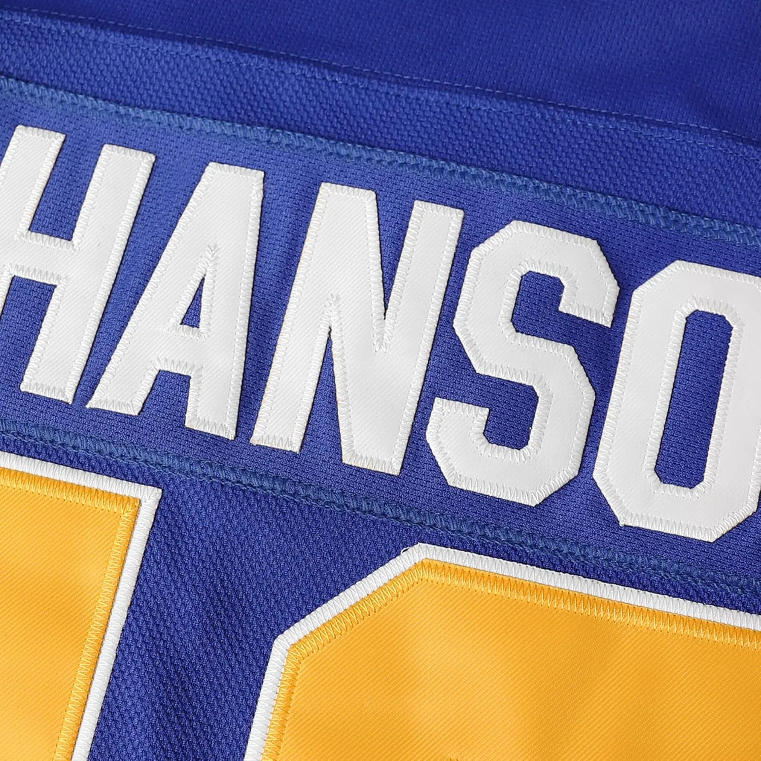Hanson Brothers Hockey Jersey 16 Charlestown Chiefs 17 Jeff Slap Shot 18 Movie Hockey Jersey Blue White S-3XL