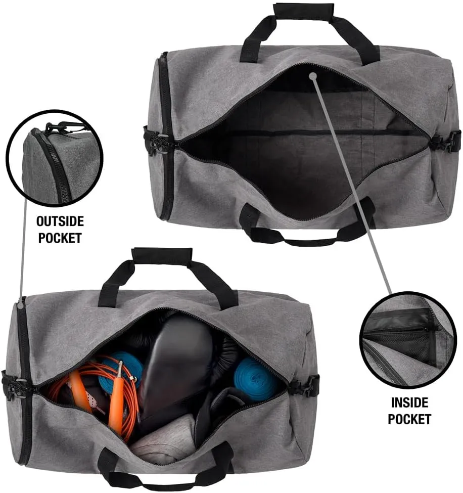 Harry Potter Hufflepuff Crest Lightweight Duffel Bag for Sports and Gym Packable for Travel