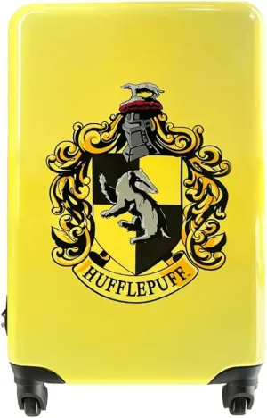 Harry Potter Luggage Carry On Hardshell Rolling Luggage Suitcase with Spinner Wheels Travel Bag Gifts Merchandise Travel Stuff - Hufflepuff