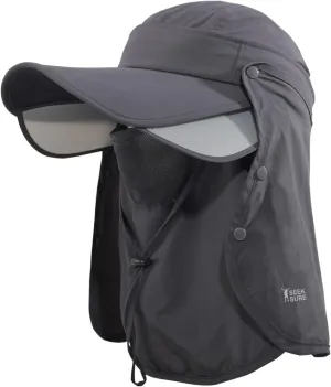 Hat for Women Sun Protection UV Hat with Neck Flap, Wide Brim Sun Hat for Outdoor Gardening Workout