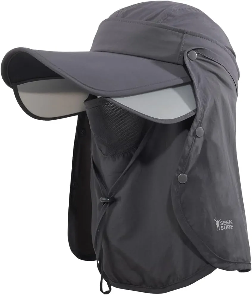 Hat for Women Sun Protection UV Hat with Neck Flap, Wide Brim Sun Hat for Outdoor Gardening Workout