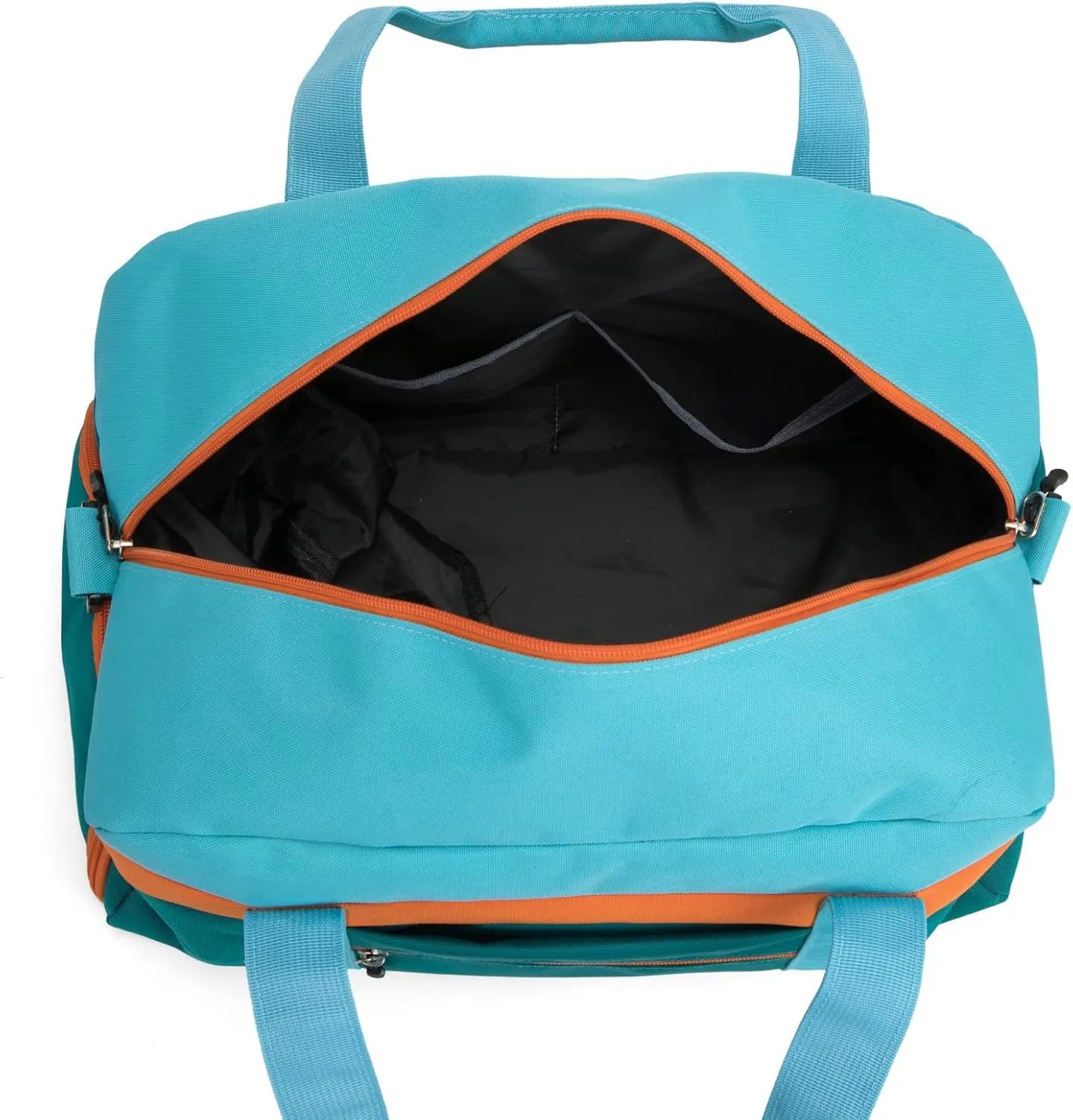 HawLander Kids Duffle Bag for Boys or Girls, Fit School Practice, or Overnight Travel (Blue Green)