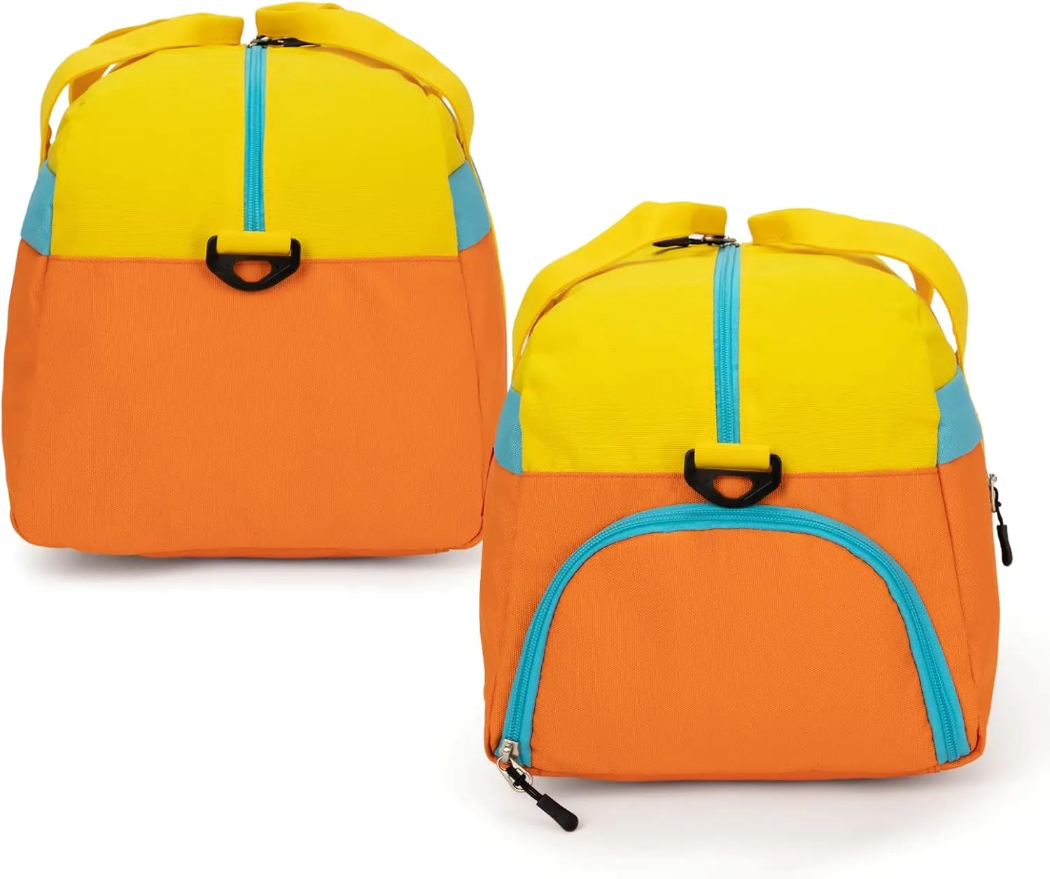 HawLander Kids Duffle Bag for Boys or Girls, Fit School Practice, or Overnight Travel (Orange)
