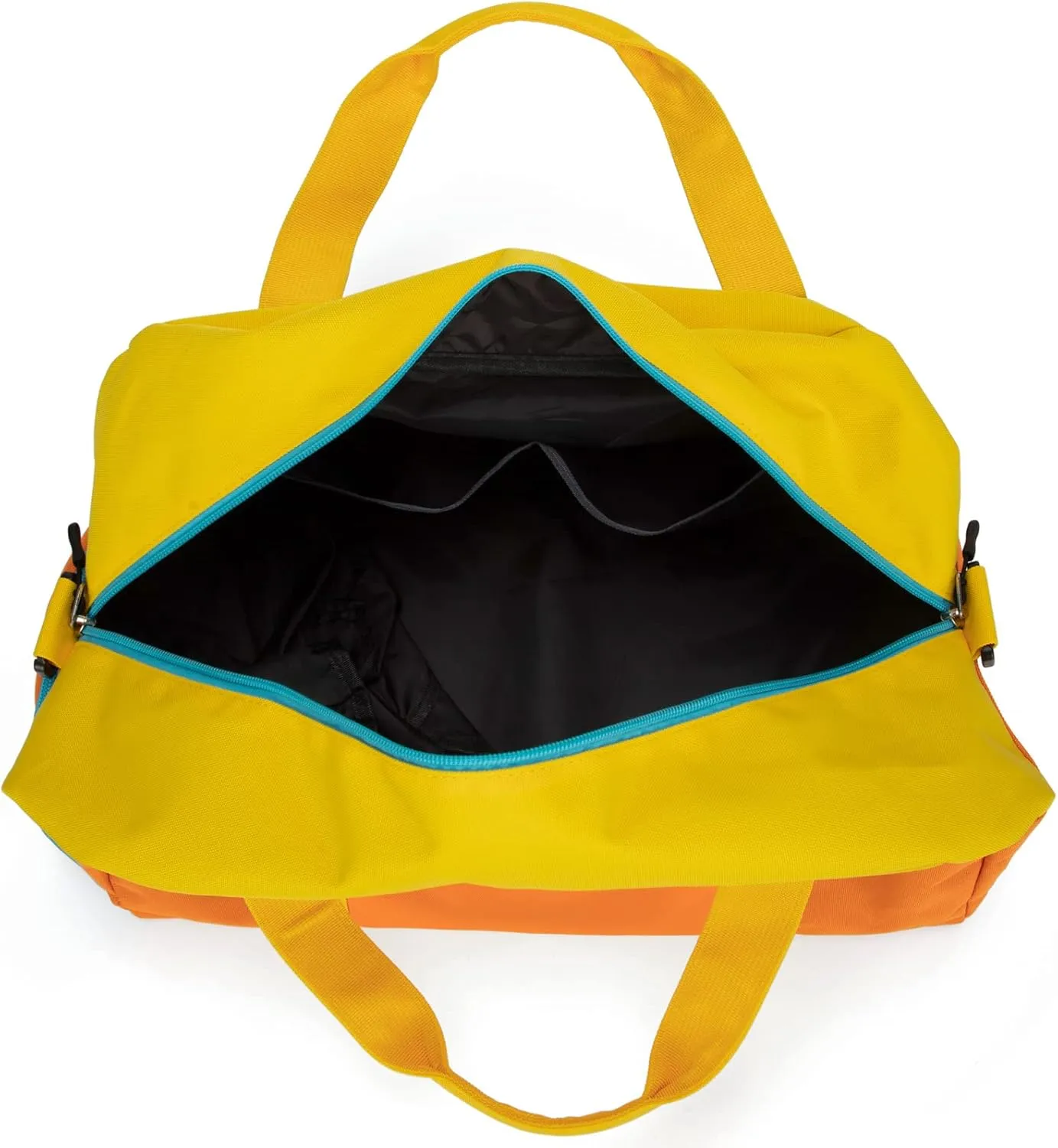 HawLander Kids Duffle Bag for Boys or Girls, Fit School Practice, or Overnight Travel (Orange)
