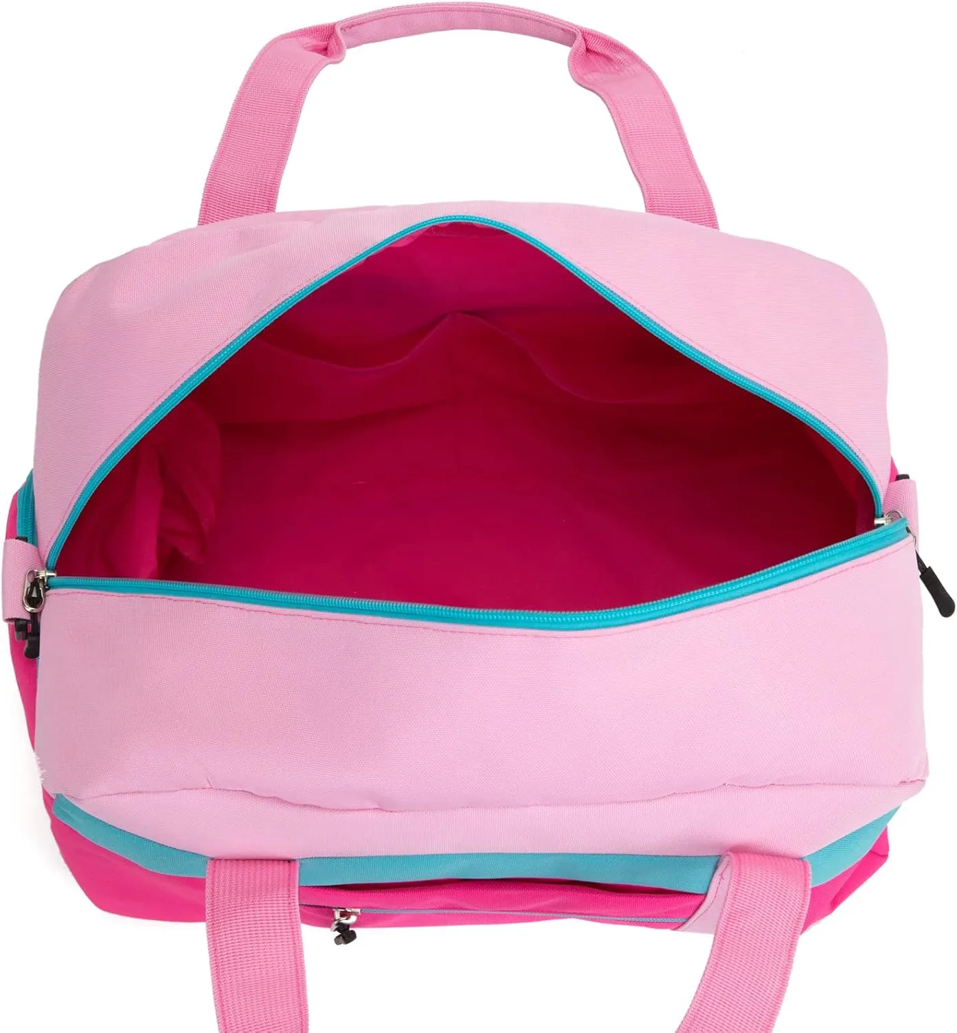 HawLander Kids Duffle Bag for Boys or Girls, Fit School Practice, or Overnight Travel (Pink)