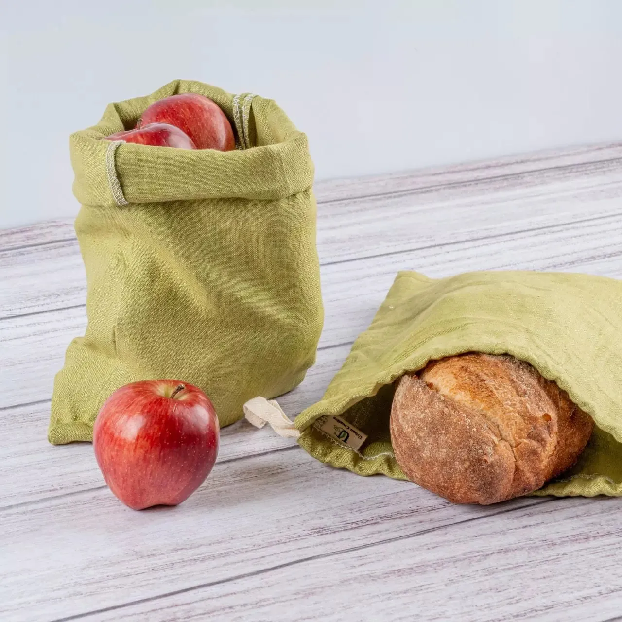 Hemp draw string bags