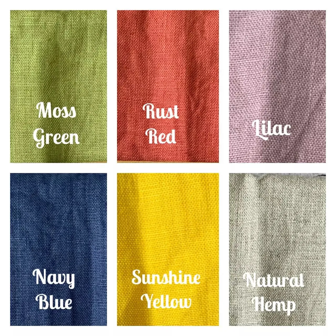 Hemp draw string bags