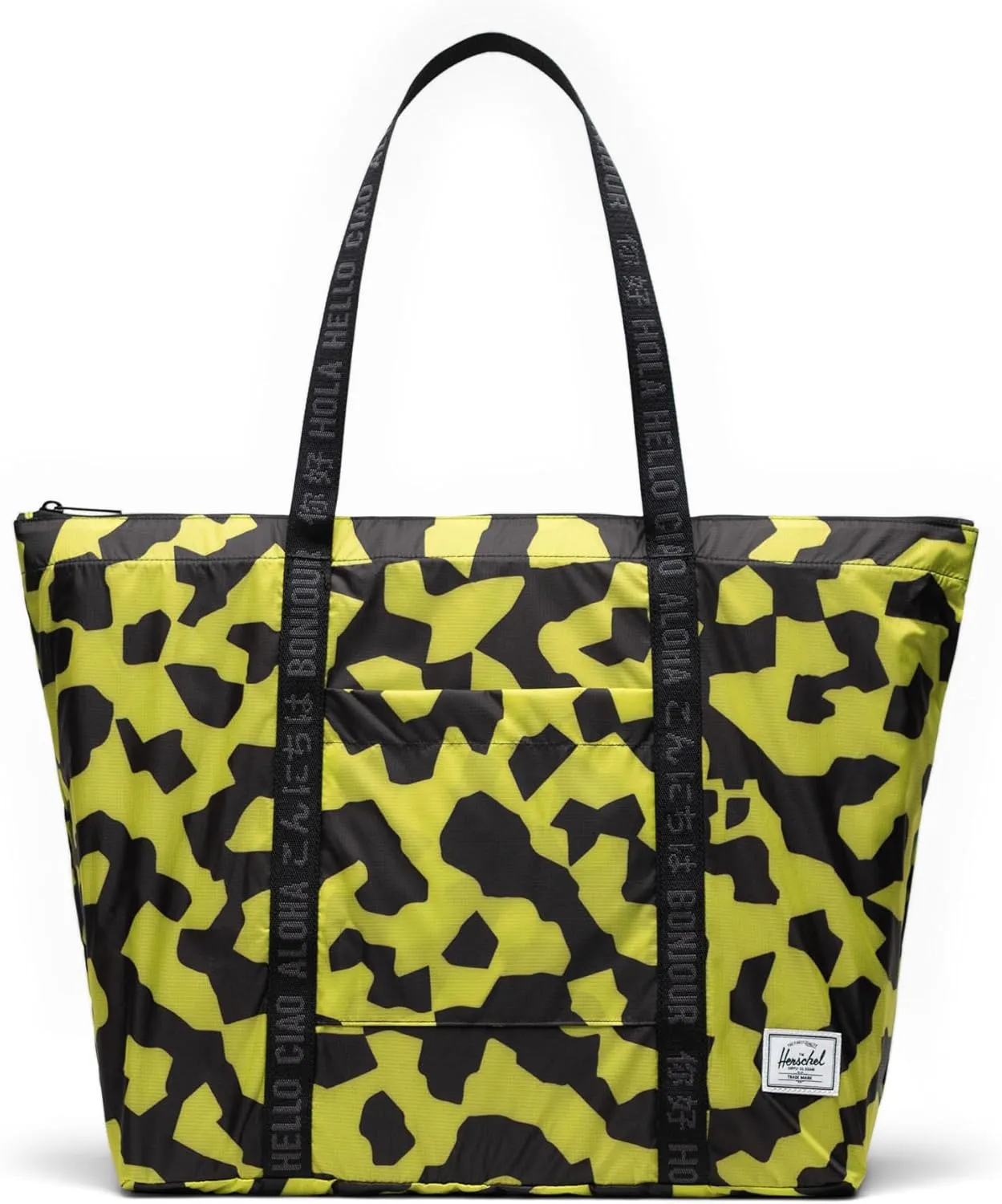 Herschel Supply Co. Portland Packable Tote, Shadow Pixel Lime Punch, Standard, 23.7L