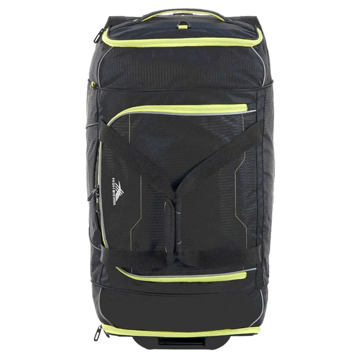 High Sierra Ultimate Access 3 - 76 cm Wheeled Duffle - Black / Lime Green