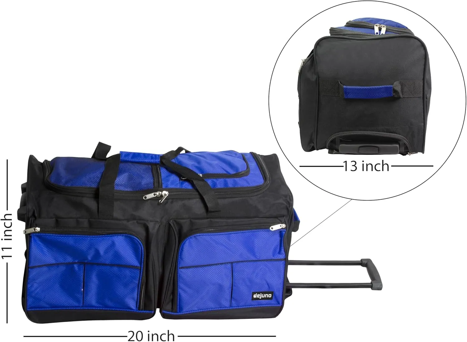 Hipack Carry-on Rolling Duffle Bag