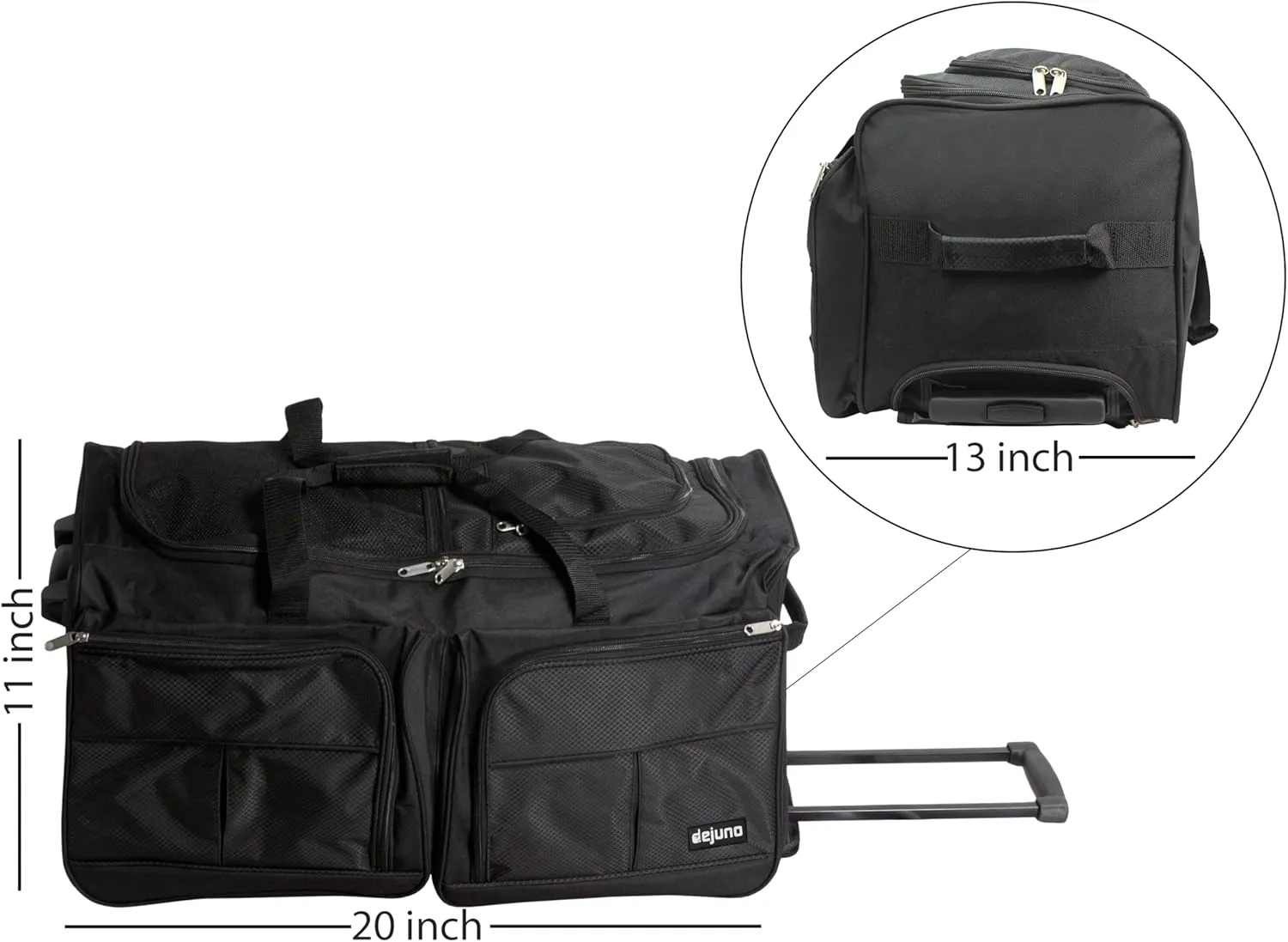 Hipack Carry-on Rolling Duffle Bag