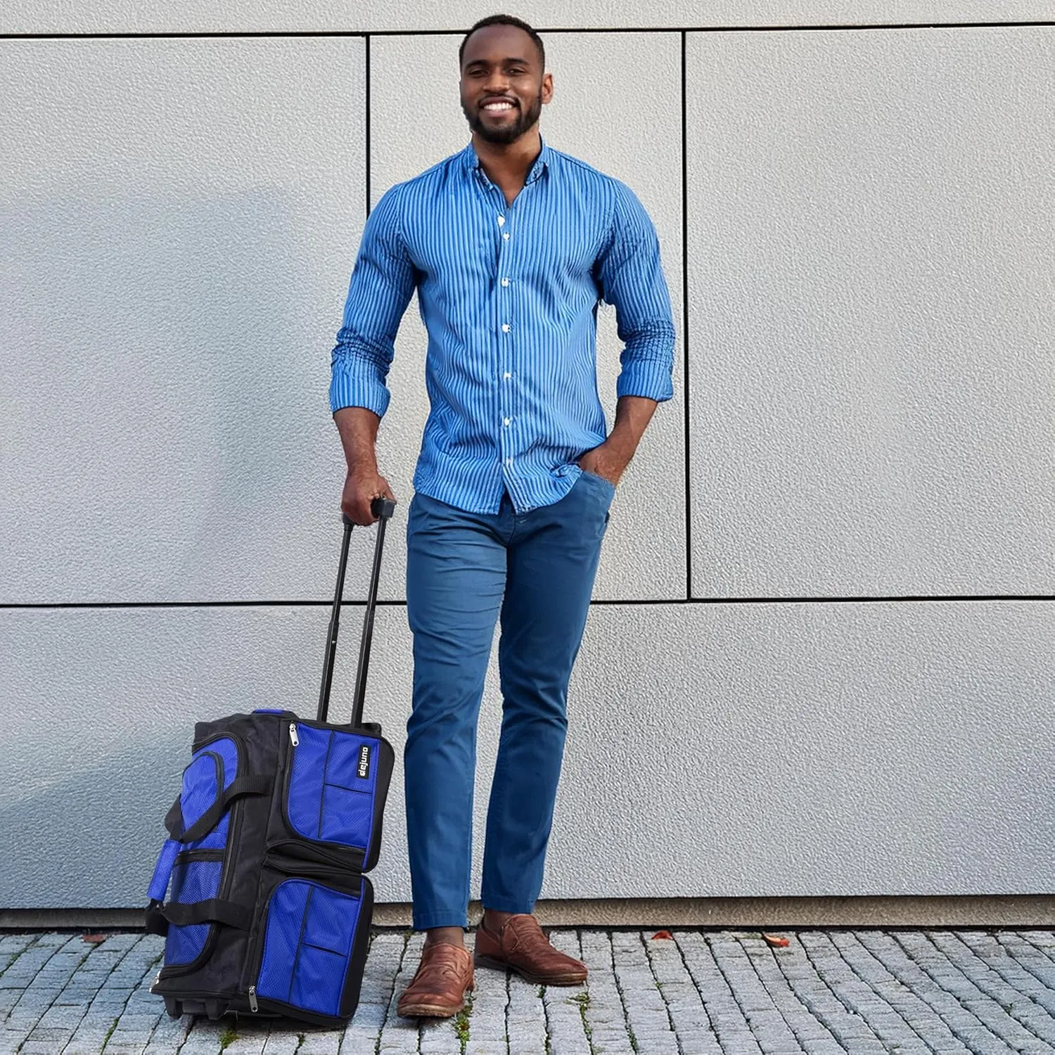 Hipack Carry-on Rolling Duffle Bag