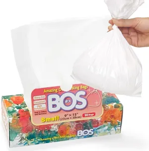 Home & Food Small Trash Bags[Size S, Color White] (Pack of 1)
