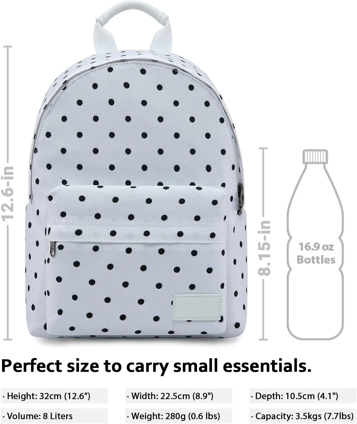 HotStyle SIMPLAY  Mini Backpack, Multiple Colors and Patterns, 8 Litres