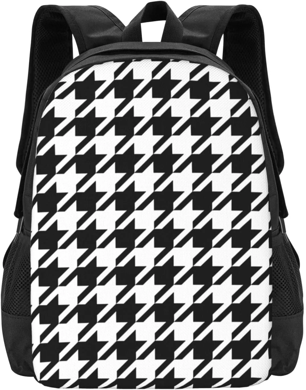 Houndstooth Large Classic Pattern Lightweight Packable Backpack Travel Casual Large Capacity Daypack Foldable Backpack For Men Women