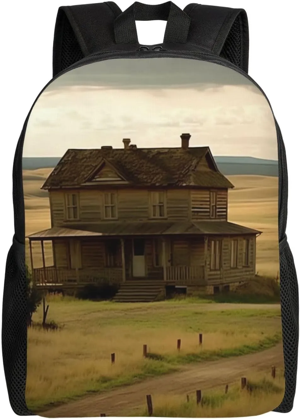House On The Prairie Cute Backpack Waterproof Lightweight Casual Backpack One Size Daypack Travel Laptop Bag For Men Women