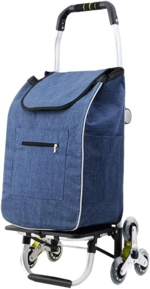 Household Folding Shopping Hand Wheel Wheel Stair Climbing Groceries Stroller Durable Waterproof Garden Trolley Car Supermarket Classification Car Travel Bag