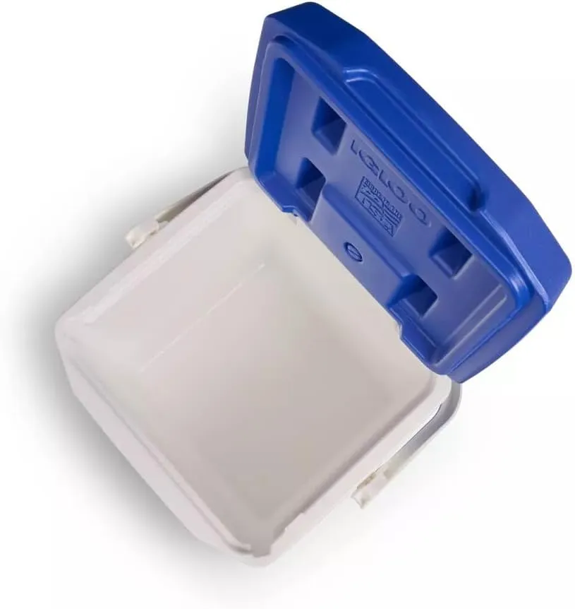 Igloos Cooler Hard-Sided Ice Chest, Insulated Portable Cooler, Heavy-Duty, Leak-Resistant Lid, Lightweight Ergonomic Handle