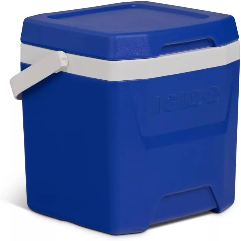 Igloos Cooler Hard-Sided Ice Chest, Insulated Portable Cooler, Heavy-Duty, Leak-Resistant Lid, Lightweight Ergonomic Handle