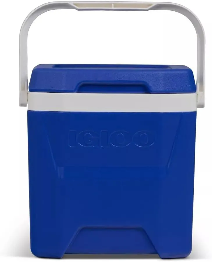Igloos Cooler Hard-Sided Ice Chest, Insulated Portable Cooler, Heavy-Duty, Leak-Resistant Lid, Lightweight Ergonomic Handle