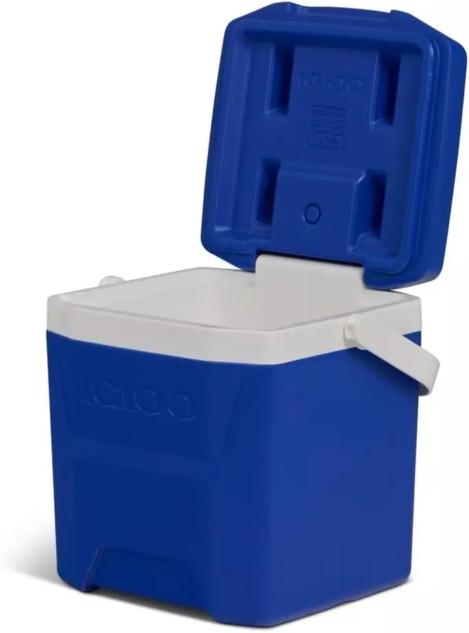 Igloos Cooler Hard-Sided Ice Chest, Insulated Portable Cooler, Heavy-Duty, Leak-Resistant Lid, Lightweight Ergonomic Handle
