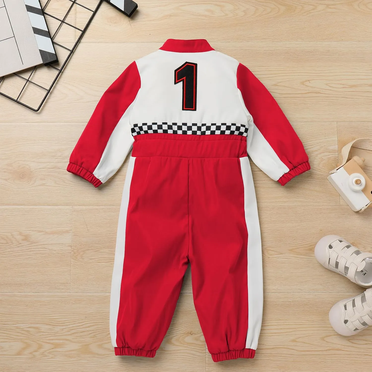 IMEKIS Baby 1st 2nd Birthday Outfit for Boy Girl One Piece Jumpsuit Cake Smash Photo Shoot Clothes