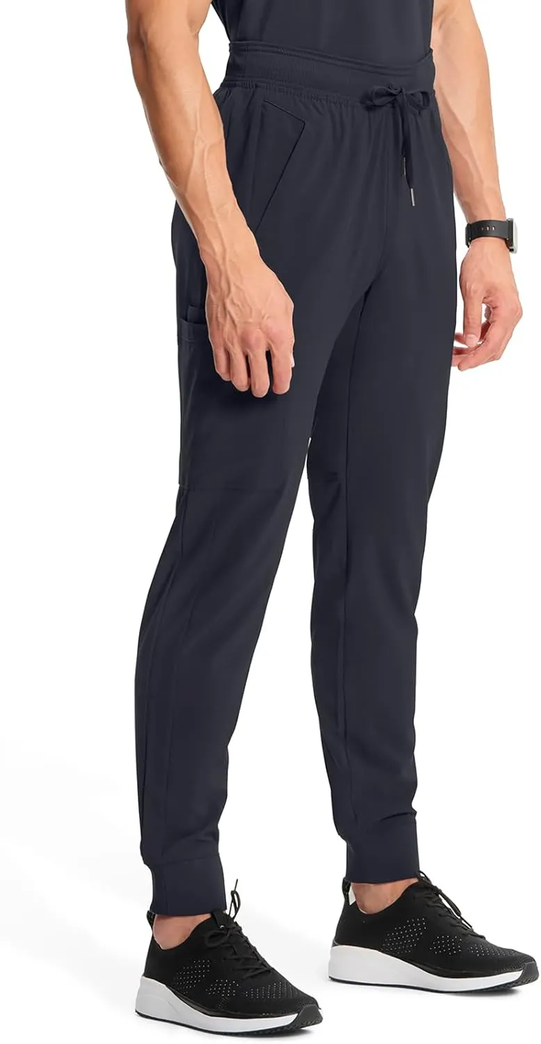 Infinity Cherokee Men's Jogger Pants with Drawstring Waist Mid Rise 5 Pockets Bottoms CK004A