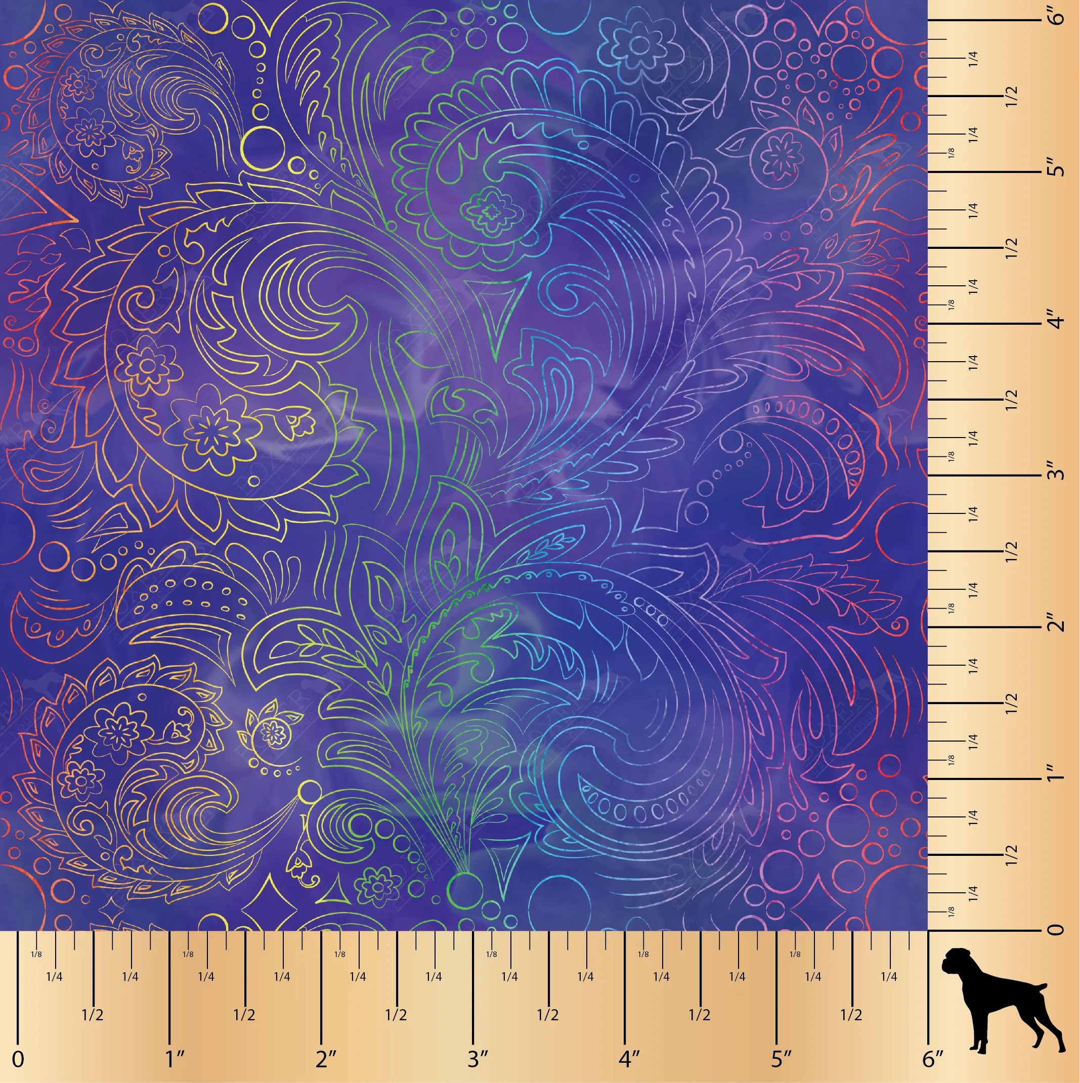 Inky Indigo - Paisley