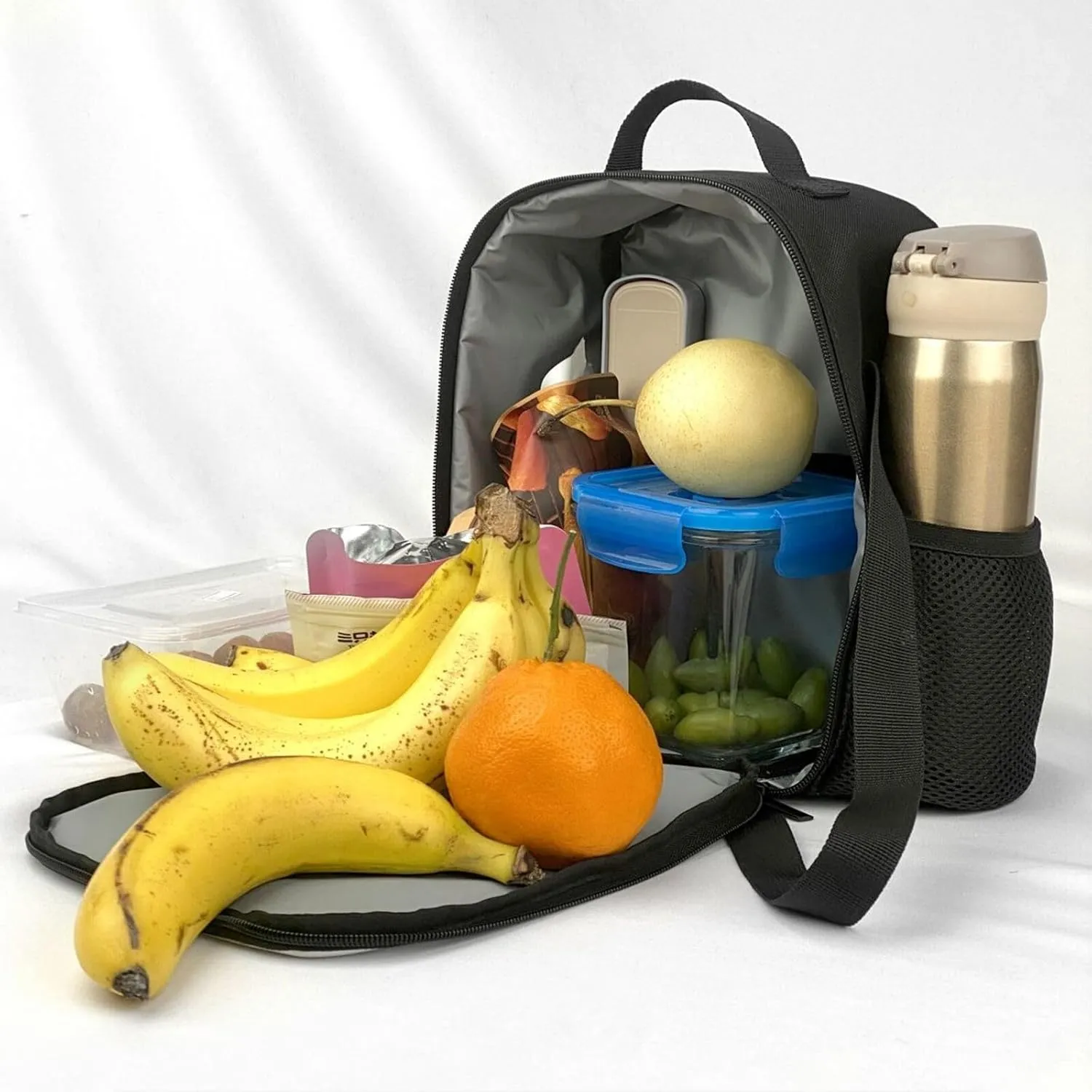 Insulated Lunch Bag Bird migration Lunch Box for Women Men Reusable Lunch Tote Bag for Work Picnic Travel