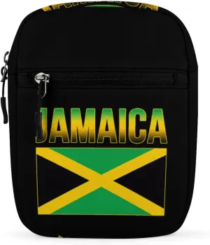 Jamaican Flag Small Crossbody Purse Cute Travel Shoulder Bag with Adjustable Strap for Men Women