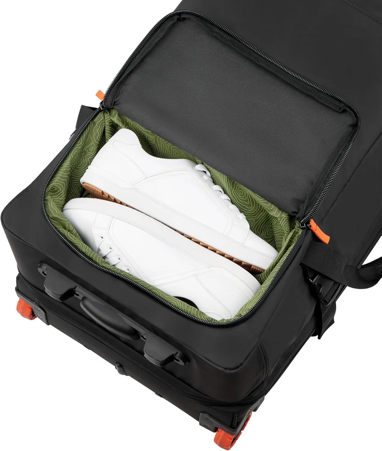 Jeep JS005A Two Wheel Rolling Travel Duffle Bag