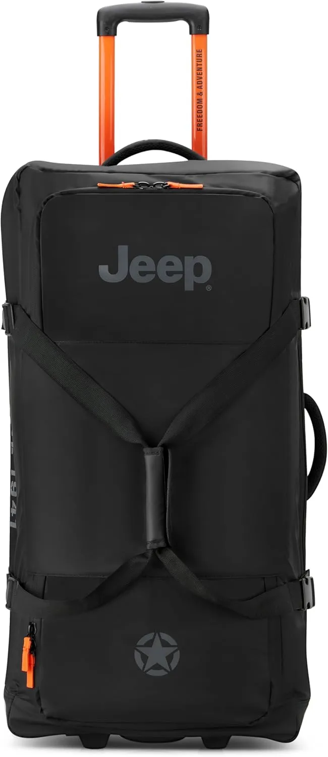 Jeep JS005A Two Wheel Rolling Travel Duffle Bag