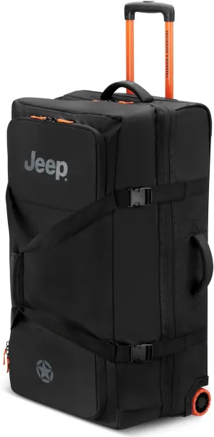 Jeep JS005A Two Wheel Rolling Travel Duffle Bag