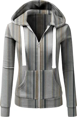 JEsilunmaMY Women's Color Block Winter Cotton Hoodies Long Sleeve Athletic Hooded Sweatshirt Slim Workout Drawstring Jacket