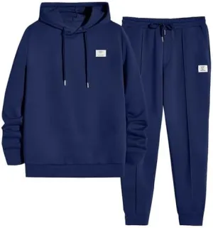 JMIERR Men's 2 Piece Outfits Hoodie Sweatshirt Tracksuit & Joggers Sweatpants Sweatsuit Set