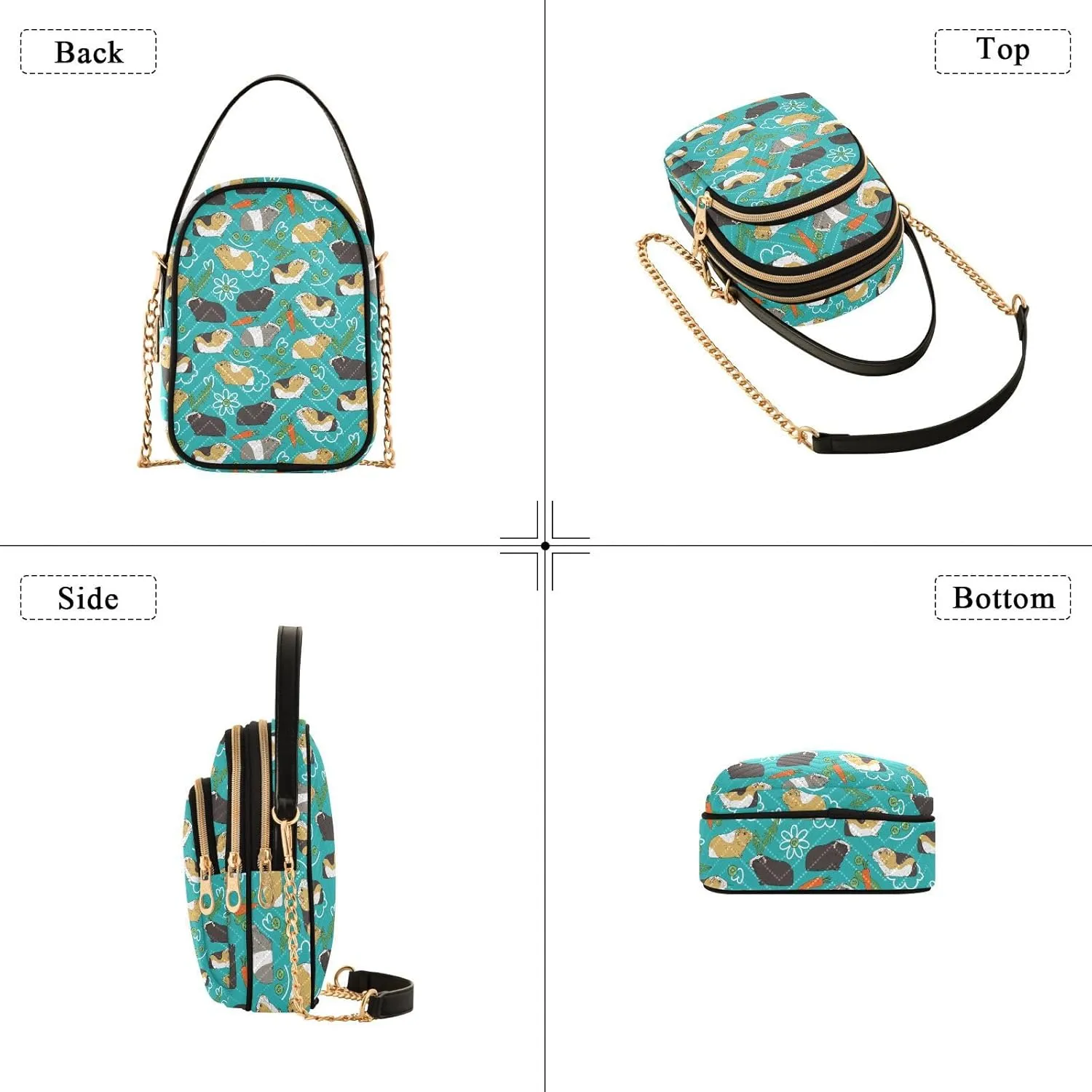 Joisal Womens Purses Crossbody Multi Pockets Mens Shoulder Bags Crossbody, Mini Purses for Women